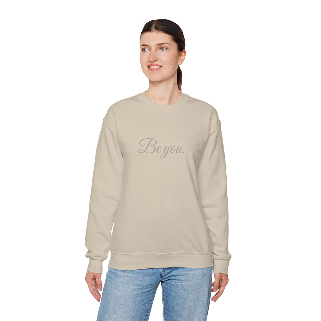 Two Tone Cursive Crewneck