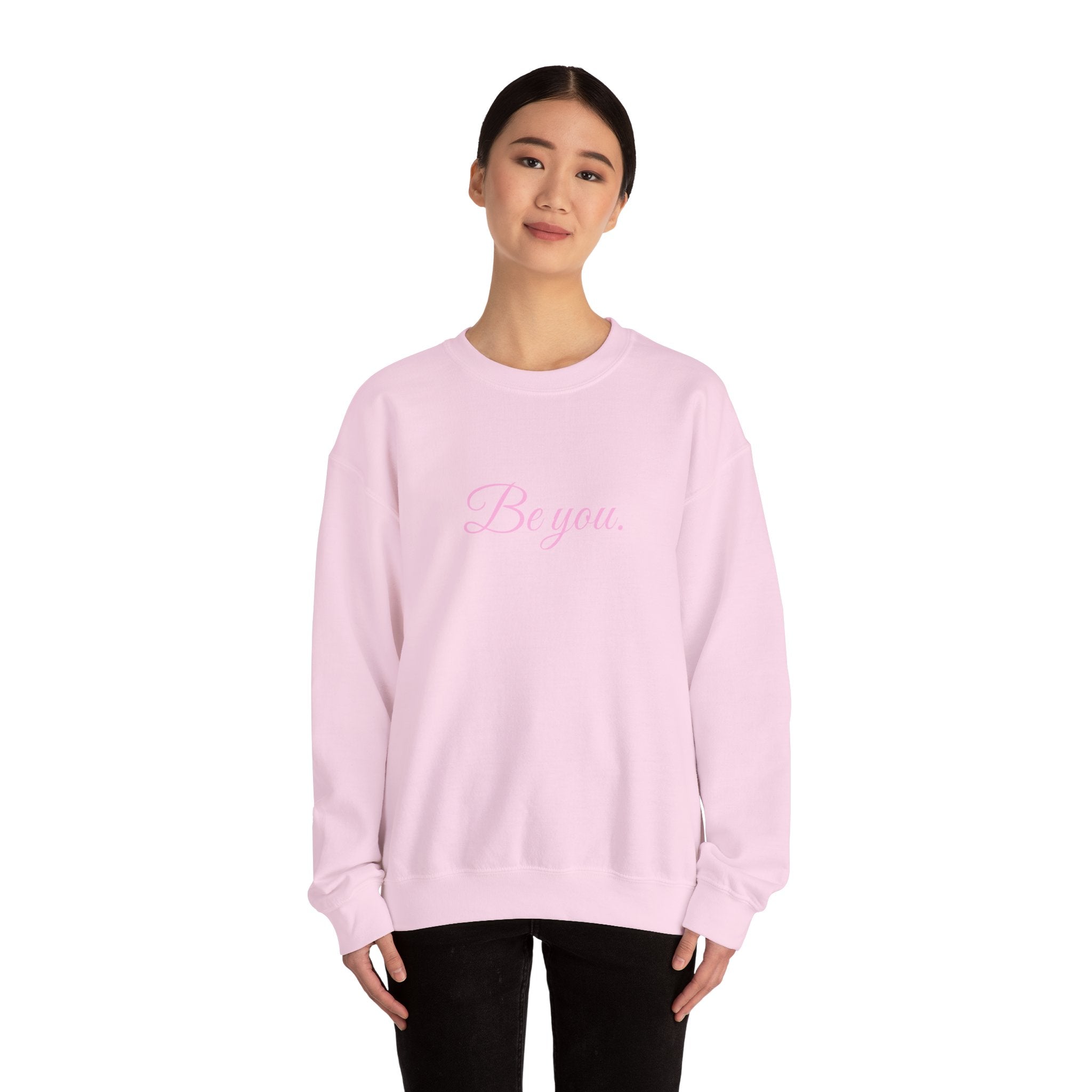 Two Tone Cursive Crewneck
