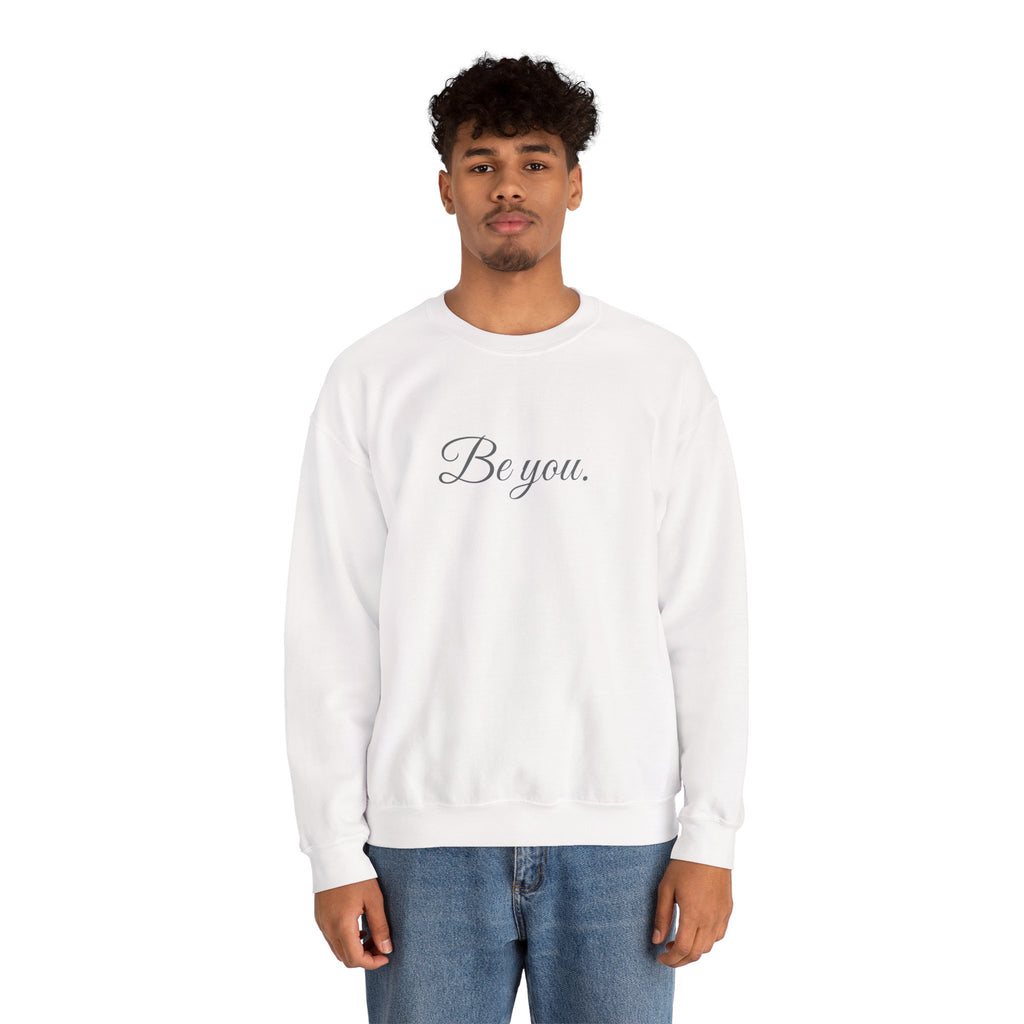 Two Tone Cursive Crewneck