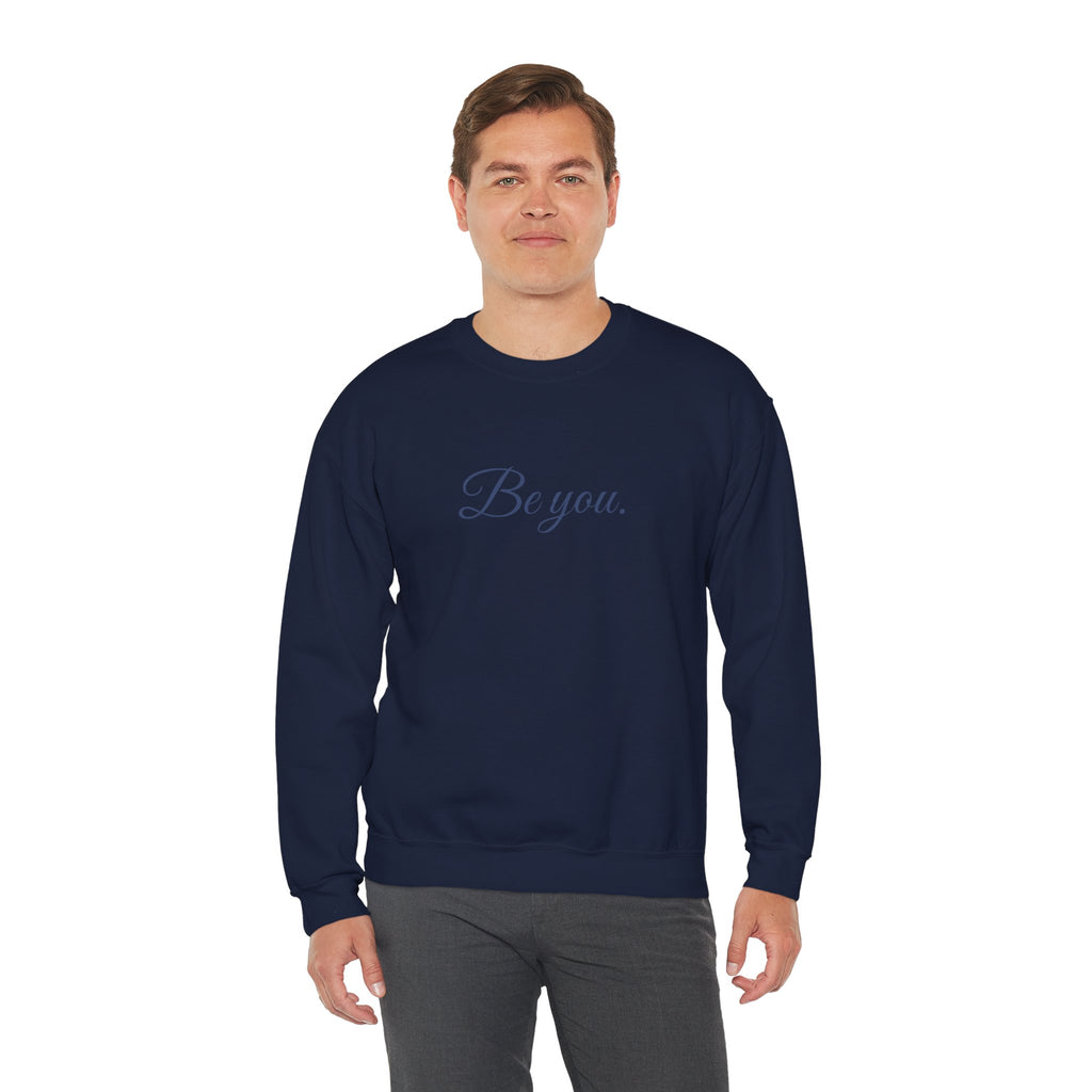 Two Tone Cursive Crewneck