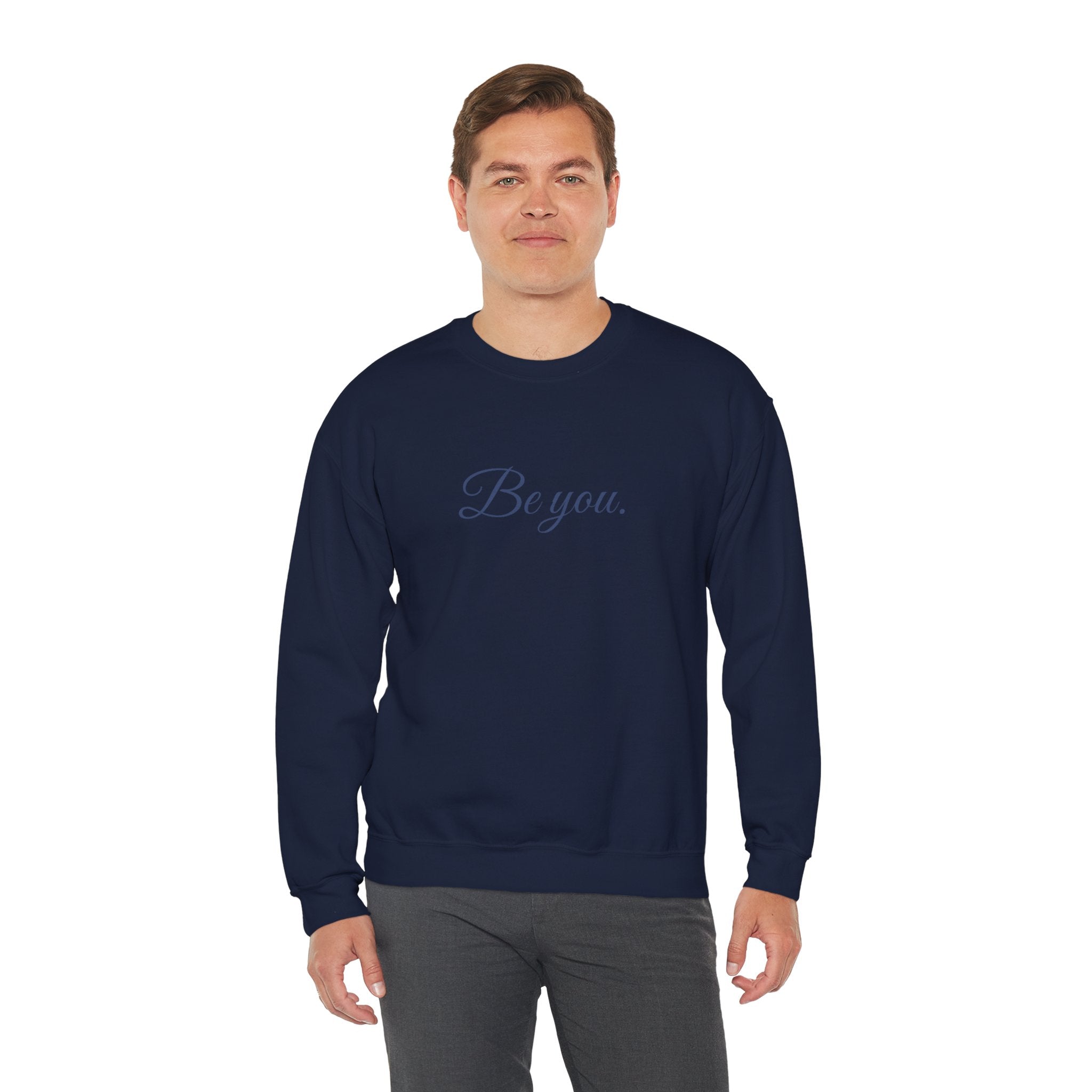 Two Tone Cursive Crewneck